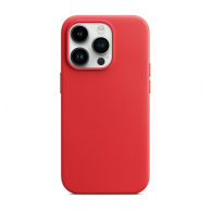 Maska Beautiful Shine Leather za iPhone 14 Pro Max crvena