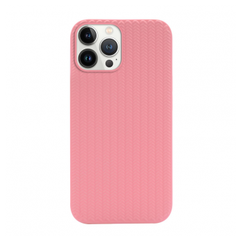 Maska Knit za iPhone 13 Pro roze