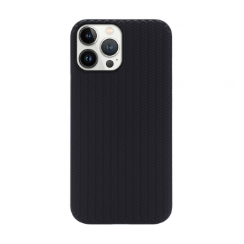 Maska Knit za iPhone 13 Pro Max crna