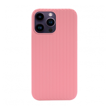 Maska Knit za iPhone 14 roze