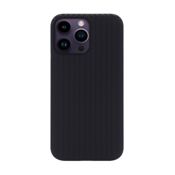 Maska Knit za iPhone 14 Pro Max crna