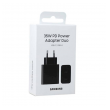 Samsung Kucni punjac DUO TIP-C+USB-A 35W ultra brzi, crni ORIGINAL