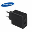 Samsung kucni punjac DUO TIP-C+USB-A 35W ultra brzi, crni ORIGINAL