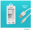 Kucni punjac Pluginn PI-D48, 5V, 2.4A, 12W sa kablom USB na Lightning beli