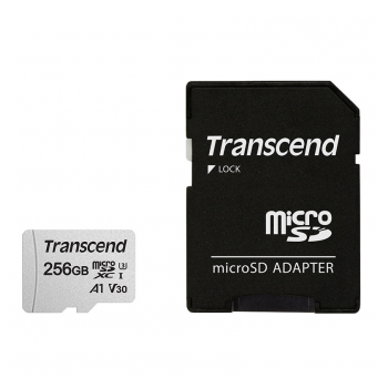 Micro SD kartica Transcend 256GB, Canvas Select Plus, UHS-I U3 A1, 95/45MB/s, w/SD adapter