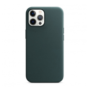 Maska Beautiful Shine Leather za iPhone 12/ 12 Pro zelena