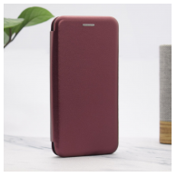 Maska na preklop Coral Book za iPhone 14 Pro violet crvena