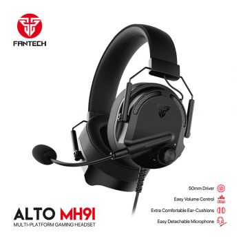Slusalice Gaming Fantech MH91 Alto crne