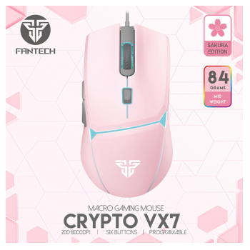 Mis Gaming Fantech VX7 Crypto Sakura