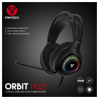 Slusalice Gaming Fantech HG25 Orbit 7.1 crne