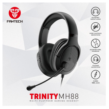 Slusalice Gaming Fantech MH88 Trinity Crne