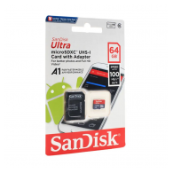 Micro SD SanDisk SDHC 64GB Ultra Micro 100MB/ s Class 10 sa adapterom CN