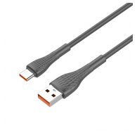 Kabel LDNIO LS671 Type-C USB sivi 1m