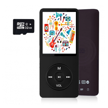 MP3 Player Bluetooth 32GB crni