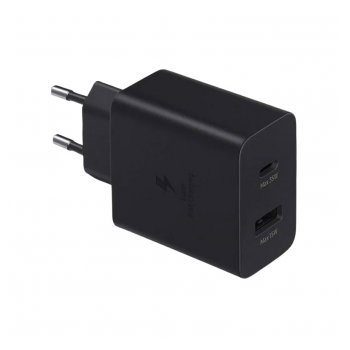 Kucni punjac Fast Charging Adapter Trio (USB-C,USB-A) za Samsung PD 65W crni