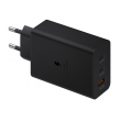 Kucni punjac Fast Charging Adapter Trio (USB-Cx2,USB-A) za Samsung PD 65W sa kablom Type-C na Type-C crni