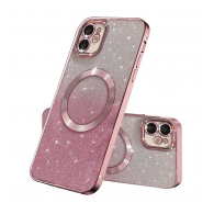 Maska Mag Case Electroplated za iPhone 11 roze