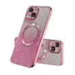 Maska Mag Case Electroplated za iPhone 13 roze