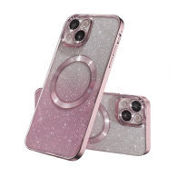 Maska Mag Case Electroplated za iPhone 14 roze