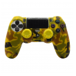 Silikonska zastita za Joystick PS4 Military zuta