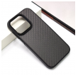 Maska Metal Carbon Fiber Magsafe za iPhone 14 Pro crna