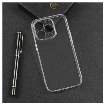 Maska Skin Silikon za iPhone 15 Pro transparent