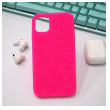 Maska Sand za iPhone 11 neon roze