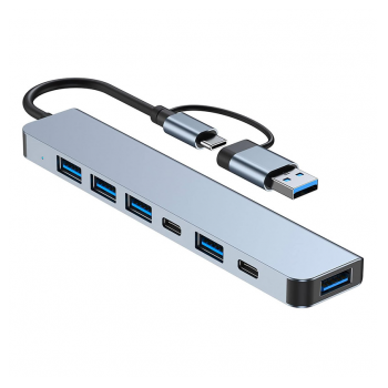 Docking station / HUB Type C na USB 3.0 7u1 kabel 10cm