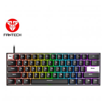 Tastatura mehanicka Gaming Fantech MK857 RGB Maxfit61 FROST crna (blue switch)