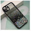 Maska Frame Glitter za iPhone 13 crna