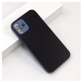 Maska Carbon Acrylic za iPhone 11 tamno plava