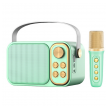 Bluetooth zvucnik karaoke set sa mikrofonom YS-103 mint