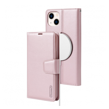 Maska na preklop Hanman Miny Mag Case za iPhone 14 roze