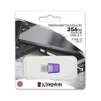 USB Kingston DTDUO3CG3/ 256GB 2 u 1 USB 3.2  Type-C/ Type-A 200MB/s