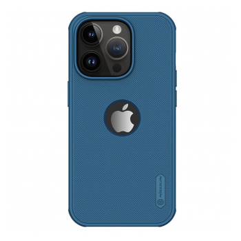 Maska Nillkin Super Frosted Shield Pro za iPhone 14 Pro Max (sa otvorom za logo) plava