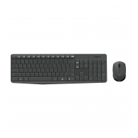 Tastatura + Mis Logitech MK235 Wireless Desktop USB siva US (4 nordijska tastera koja ne smetaju za rad)