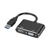 Adapter USB 3.0 na HDMI+VGA JWD-HV12