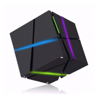 Bluetooth zvucnik LED Magic Cube minI crni
