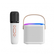 Bluetooth zvucnik Karaoke set sa mikrofonom Y-1 beli