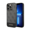 Maska Guess Hc PC/TPU 4G Pu Bottom Stripe za iPhone 15 Pro siva
