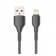 Kabel LDNIO LS851 25W USB na iPhone Lightning sivi 1m