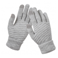 Rukavice za touch screen BRAIDED sive