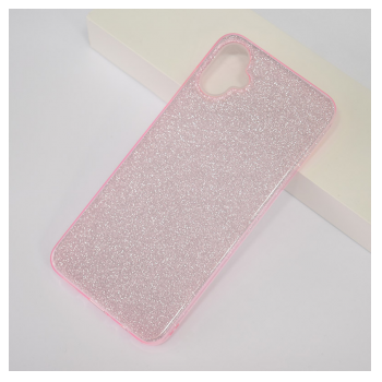 Maska Crystal Dust za Samsung A05/ A055 pink