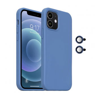 Maska Magnetic Lens za iPhone 12 plava