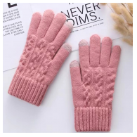 Rukavice za touch screen WINTER pink