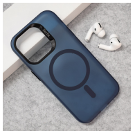 Maska Berlia Smooth Magnet za iPhone 14 Pro tamno plava