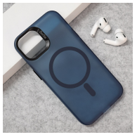 Maska Berlia Smooth Magnet za iPhone 15 tamno plava