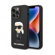 Maska Karl Lagerfeld Hc Silicone NFT Ikonik za iPhone 15 Pro Max crna