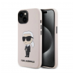 Maska Karl Lagerfeld Hc Silicone NFT Ikonik za iPhone 15 roze