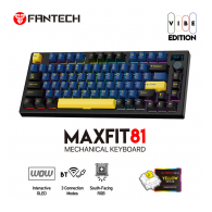 Tastatura Mehanicka Gaming Fantech MK910 RGB Vibe Maxfit 81 Grand Cobalt Wireless (Yellow switch)